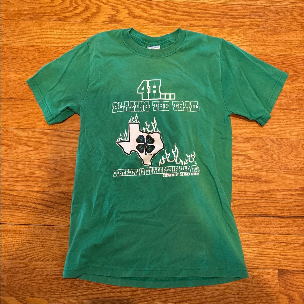 Green 4-H Graphic T-Shirt